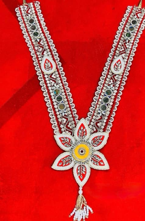 Handcrafted 1.5 - 2 Feet Long Designer Devotional Haar / Universal Deity Necklace
